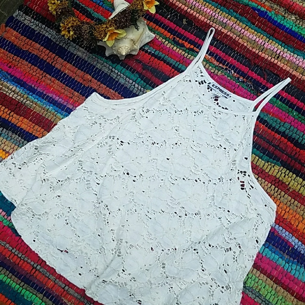 Express Lace Crop Top